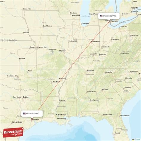 $33 Cheap flights from Houston to Detroit (IAH to DTW)